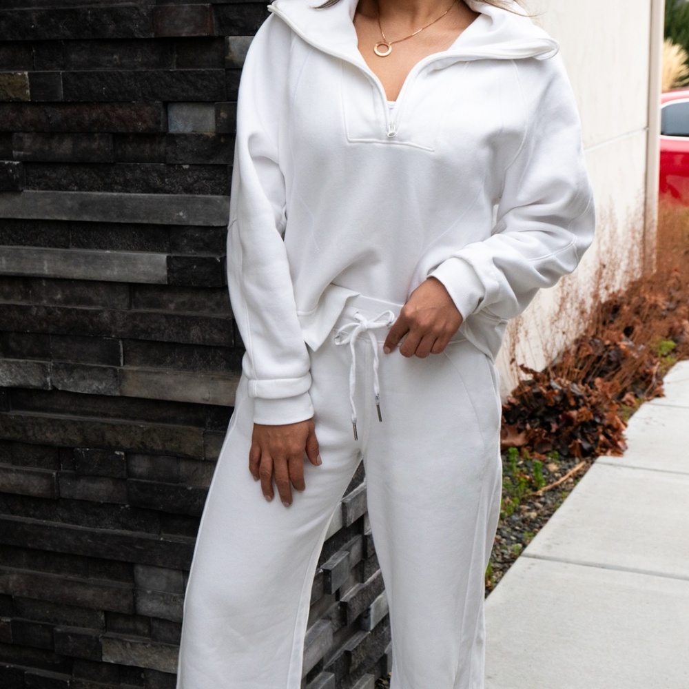 Hannah Two Piece Comfy Set - White
